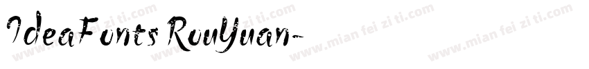 IdeaFonts RouYuan字体转换